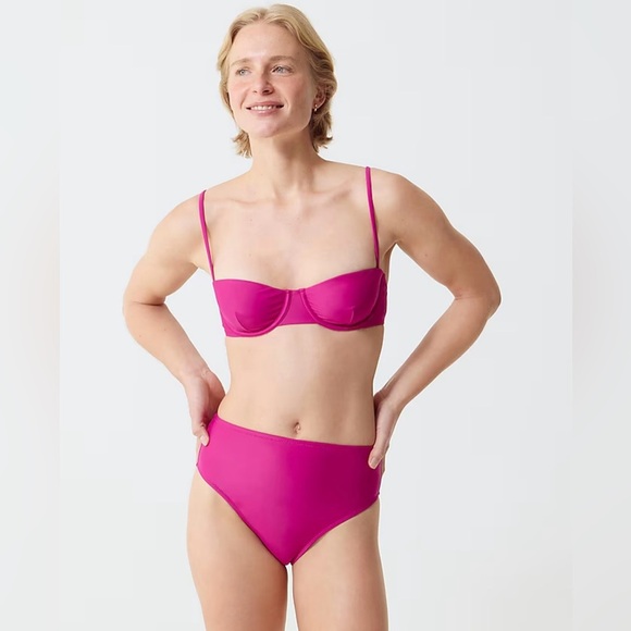 J Crew NWT Hallie Bikini Bottom Orchid Pink Sizes XXS, S & 2X - Picture 3 of 9